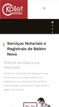 Mobile Screenshot of cartoriokollet.com.br