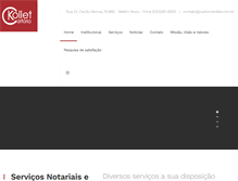 Tablet Screenshot of cartoriokollet.com.br